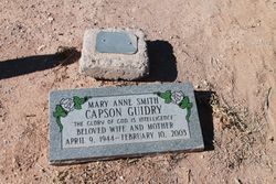 Mary Anne <I>Smith</I> Capson Guidry 