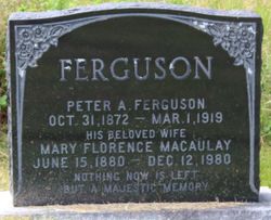 Mary Florence <I>MacAulay</I> Ferguson 
