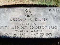 PVT Archie S Kane 
