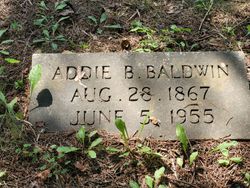 Matilda Adaline “Addie” <I>Bell</I> Baldwin 