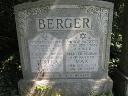Bertha “Brane” <I>Schneier</I> Berger 