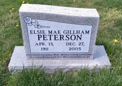Elsie Mae <I>Gillham</I> Peterson 
