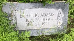 Ethel <I>Keeton</I> Adams 