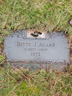 Betty Jane <I>Gipson</I> Adams 