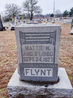 Martha Winifred “Mattie” <I>Campbell</I> Flynt 