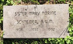 Sr Mary Norine “Dorothy” Schneider 