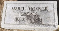 Mabel Greene <I>Ticknor</I> Groves 