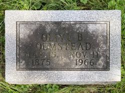 Olive B. <I>Adams</I> Olmstead 