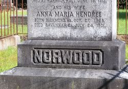 Anna Maria <I>Hendree</I> Norwood 