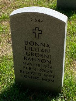 Donna Lillian <I>Groen</I> Banyon 