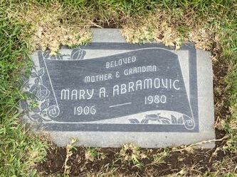 Mary A. <I>Propernick</I> Abramovic 