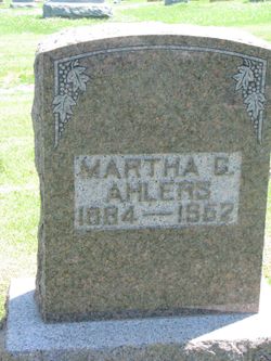 Martha G Ahlers 