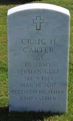 SGT Craig Harold Carter 