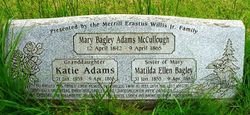 Mary Ann <I>Bagley</I> McCullough 