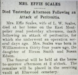 Effie <I>Smith</I> Scales 