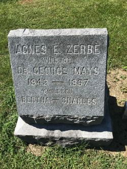 Agnes Eliza <I>Zerbe</I> Mays 