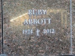 Ruby Lela <I>Mallon</I> Abbott 