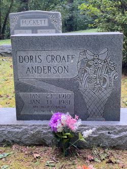 Susan Emma Doris <I>Croaff</I> Anderson 