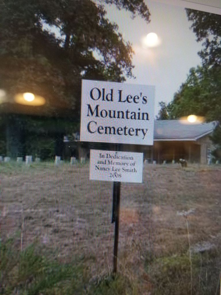 Old Lee's Mountain Cemetery