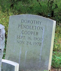 Dorothy Pendleton Cooper 