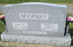 Fern A <I>Davis</I> Moorman 