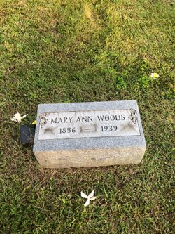 Mary Ann <I>Canter</I> Woods 