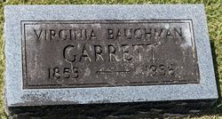 Virginia Crider <I>Baughman</I> Garrett 
