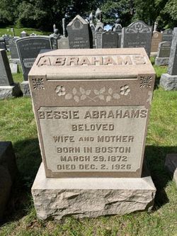 Elizabeth Bessie <I>Aarons</I> Abrahams 