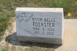 Anna Belle <I>Caldwell</I> Foerster 