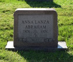 Anna <I>Lanza</I> Abraham 