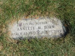 Annette M. <I>Conlin</I> Horn 