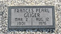 Frances Pearl <I>Bryson</I> Geiger 