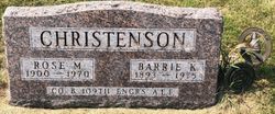 Rose Ann <I>Mikkelsen</I> Christenson 