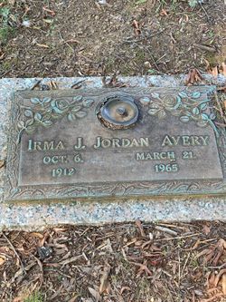 Irma Jane <I>Jordan</I> Avery 