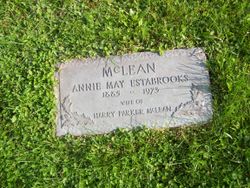 Annie May <I>Estabrooks</I> McLean 