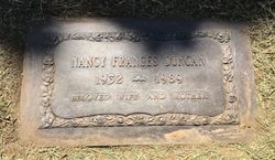 Nancy Frances <I>Hammersley</I> Duncan 