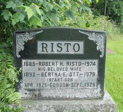 Bertha E. <I>Ott</I> Risto 