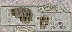 Ethel <I>Palmer</I> Allred 