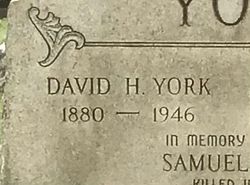 David Herbert “Hub” York 