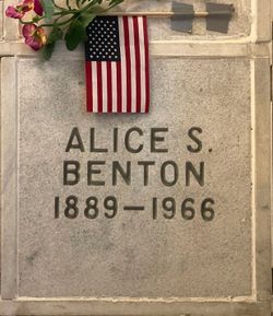 Alice Sophia Anderson Benton 