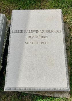 Louise B. <I>Baldwin</I> Vanderhoef 
