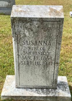 Susanna A. <I>Scrimshire</I> Hinsley 