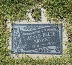 Agnes Belle <I>Cain</I> Bryant 