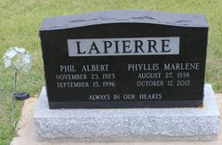 Phyllis Marlene <I>Plaxton</I> Lapierre 