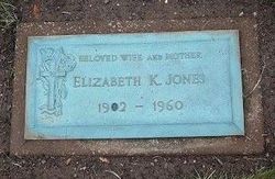 Elizabeth M <I>Kohr</I> Jones 