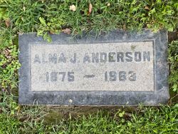 Alma Josefine <I>Olson</I> Anderson 