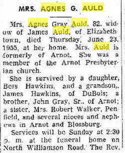 Agnes <I>Gray</I> Auld 