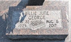 Billie J <I>Stone</I> George 