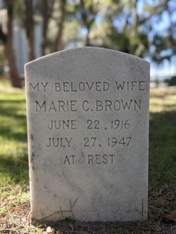 Marie <I>Chisolm</I> Brown 