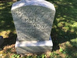Mary Magdalena “Mollie” <I>Moyer</I> Moyer 